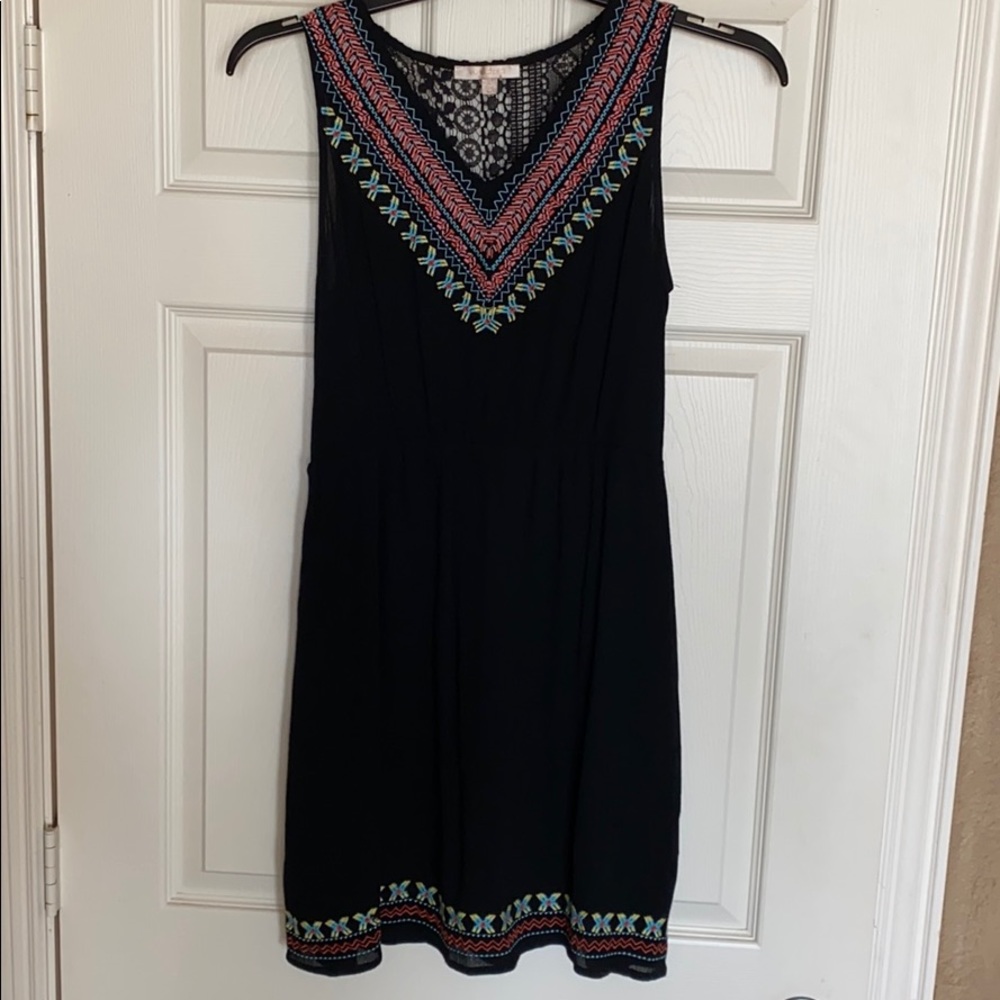 Mabelle Embroidered Sleeveless Dress